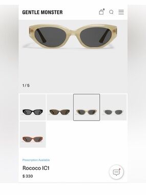 GENTLE MONSTER Rococo IC1